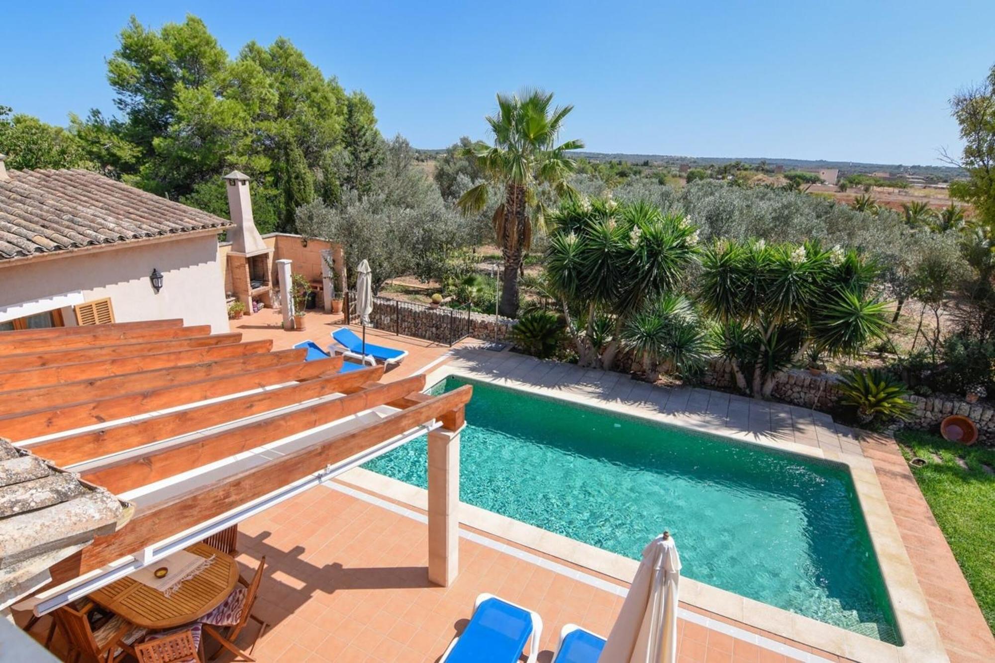 Casa Rural, Finca Rustica Con Piscina Cas Padrins De Campos, Mallorca Exterior foto